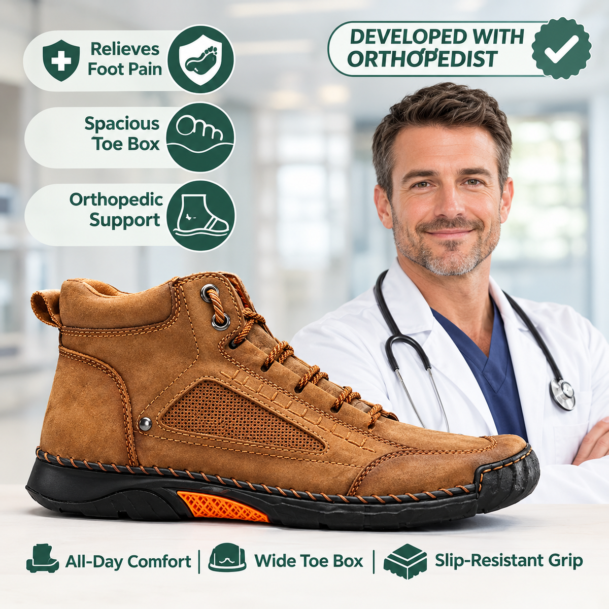 Men’s Work Leather Boots