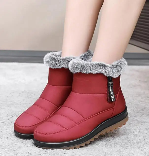 Sabine- BOTTINES EN PELUCHE Chaud et IMPERMÉABLES pour femmes