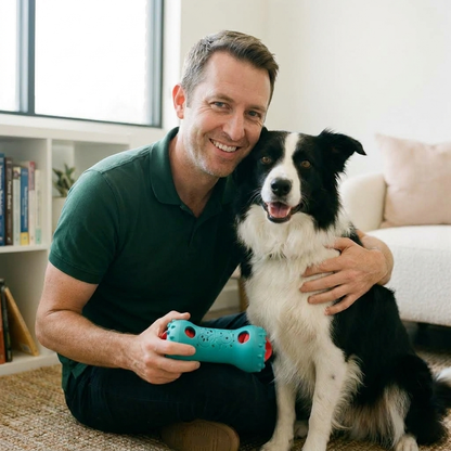 L'Os Intelligent™ Le Jouet Distributeur Interactif Anti-Stress pour Chien
