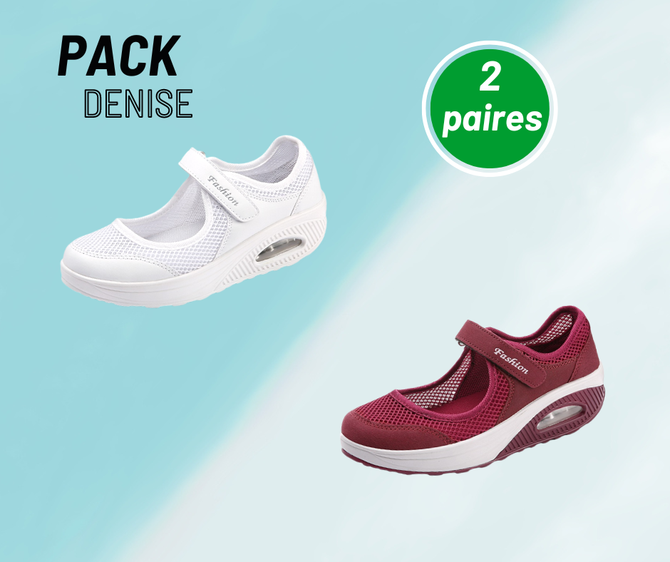 Denise- chaussures CONFORTABLES ET ANTIDÉRAPANTES pour femmes