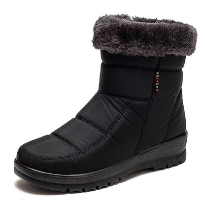 Carole- Bottines chaudes antidérapantes pour femmes