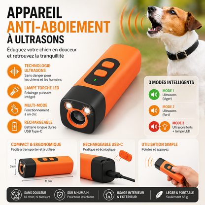 AntiAboiement™- Calmez les aboiements en un clic