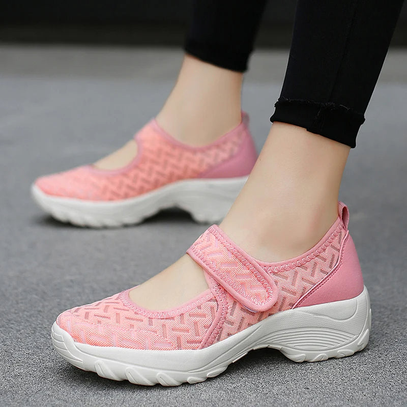 Doris- Chaussures confortable et décontractées en maille respirante pour femmes