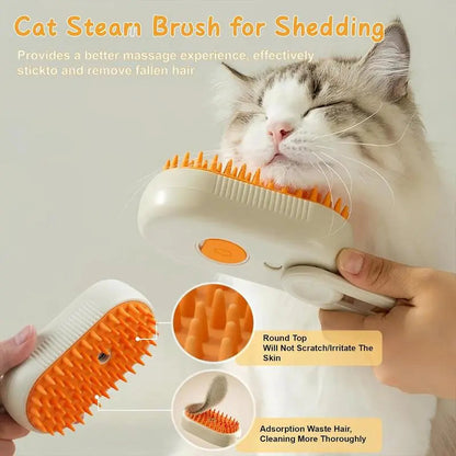SteamGroom 3-in-1 Pet Steam Brush™