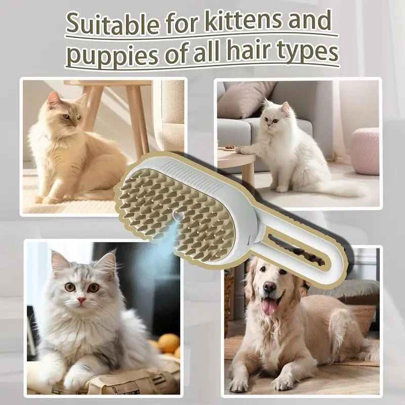SteamGroom 3-in-1 Pet Steam Brush™