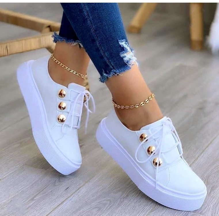 Sandrine- Chaussures en cuir plates élégantes à lacets