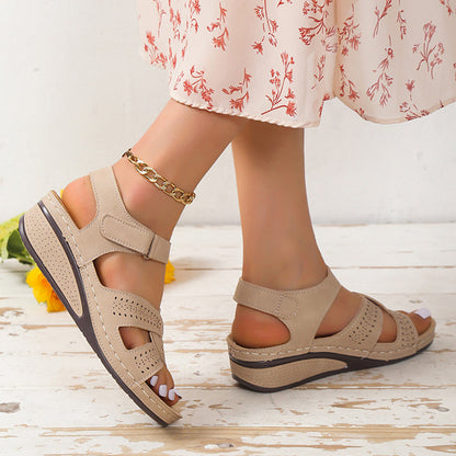 Stacy- Sandales à Talons compensées Légères et confortables pour femmes