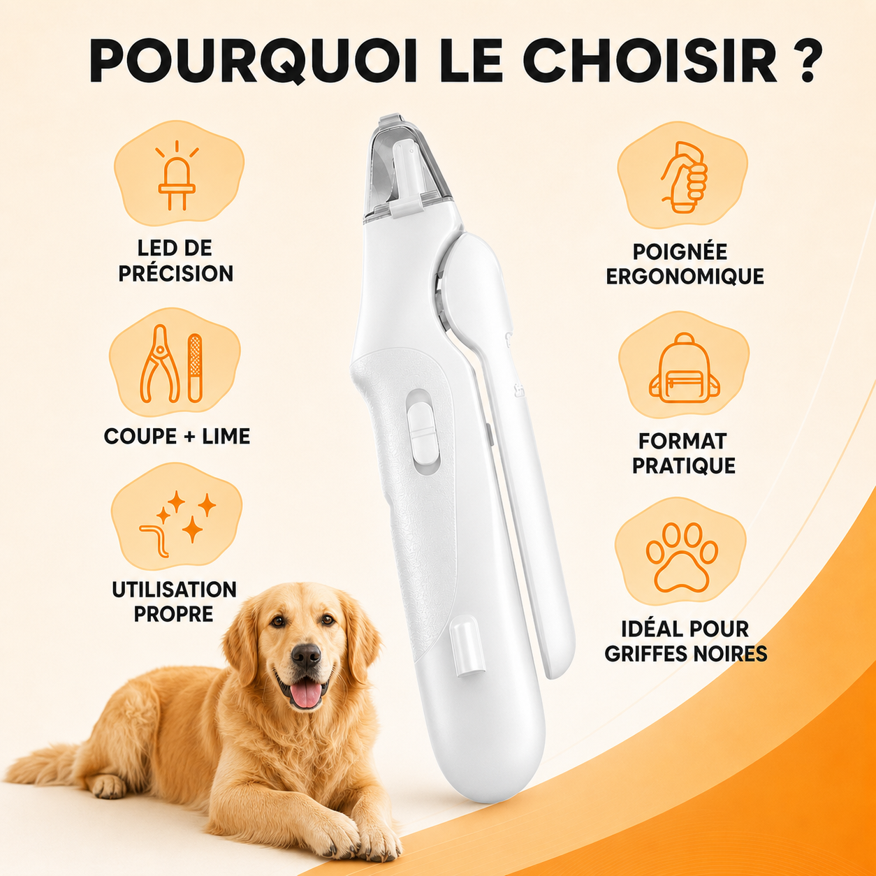 CalyCoupe™ Pro — Coupez les griffes sans stress, sans risquer de le blesser