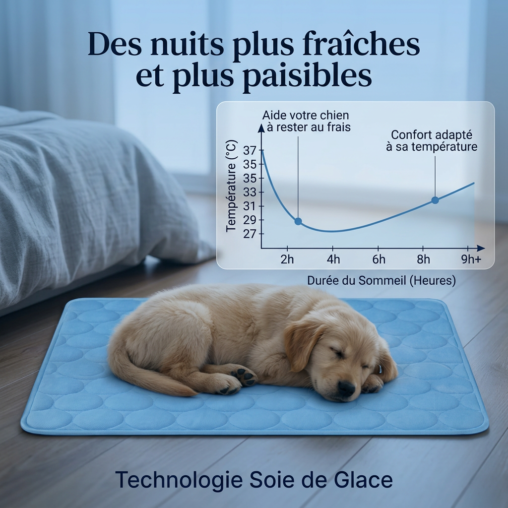 Le Tapis StopChaleur™ -Rafraichissant pour chiens et chats