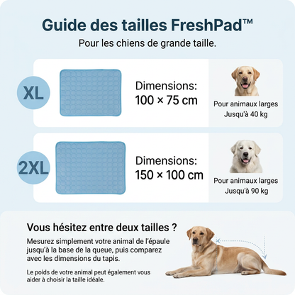 Le Tapis StopChaleur™ -Rafraichissant pour chiens et chats