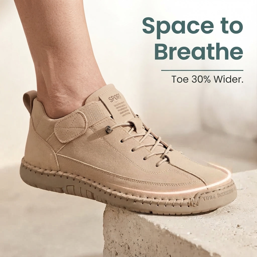 Mia—Unisex Comfortable and lightweight leather shoes