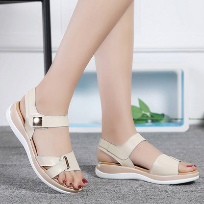 Diana- Sandales en cuir confortables et antidérapantes pour femmes