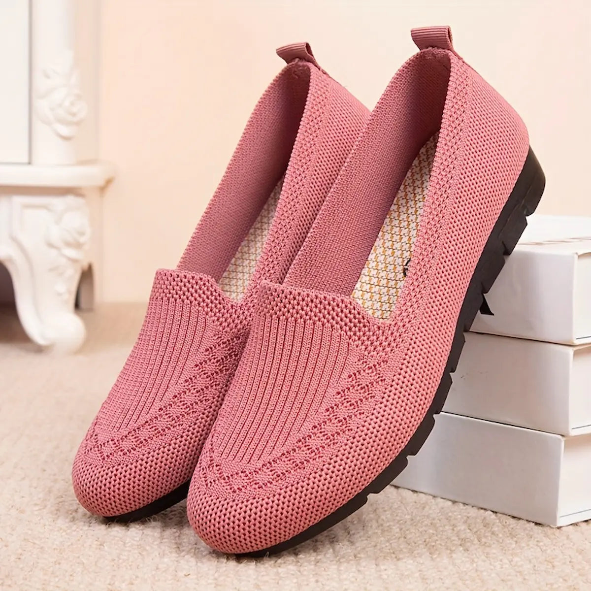 Youta- Mocassins rembourrés avec semelle antidérapante