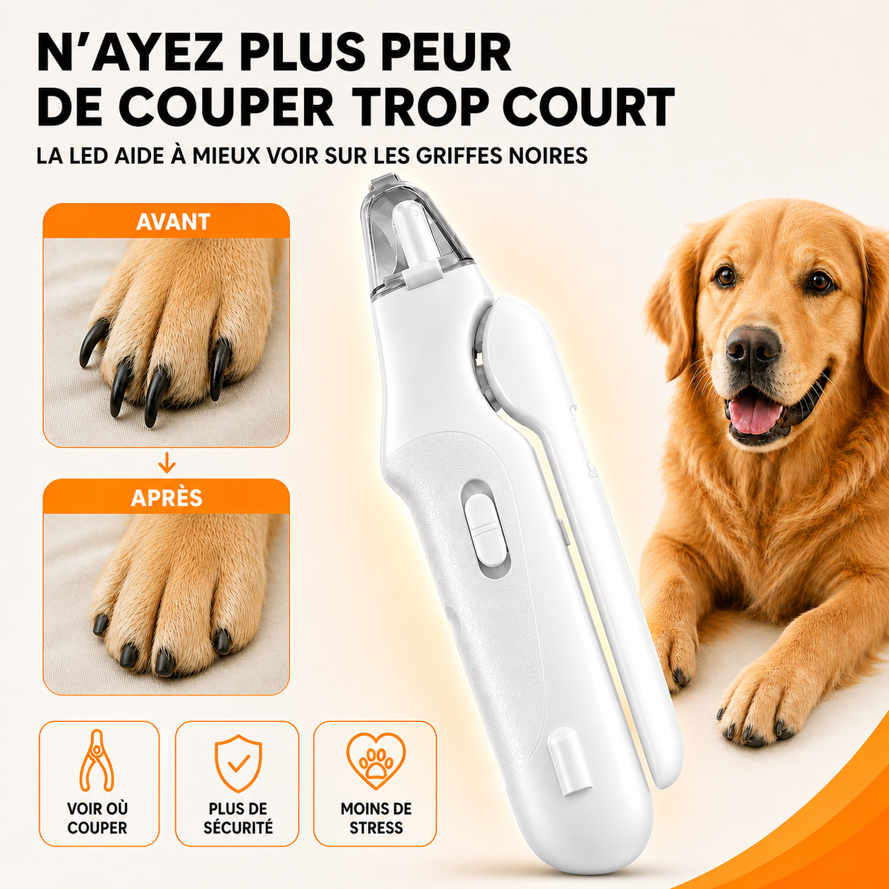 CalyCoupe™ Pro — Coupez les griffes sans stress, sans risquer de le blesser