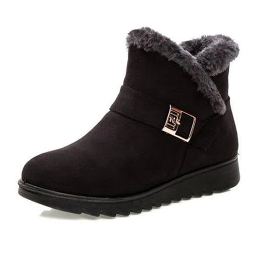 BOLY- Bottines ANTIDÉRAPANTES EN PELUCHE pour femmes