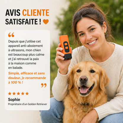 AntiAboiement™- Calmez les aboiements en un clic