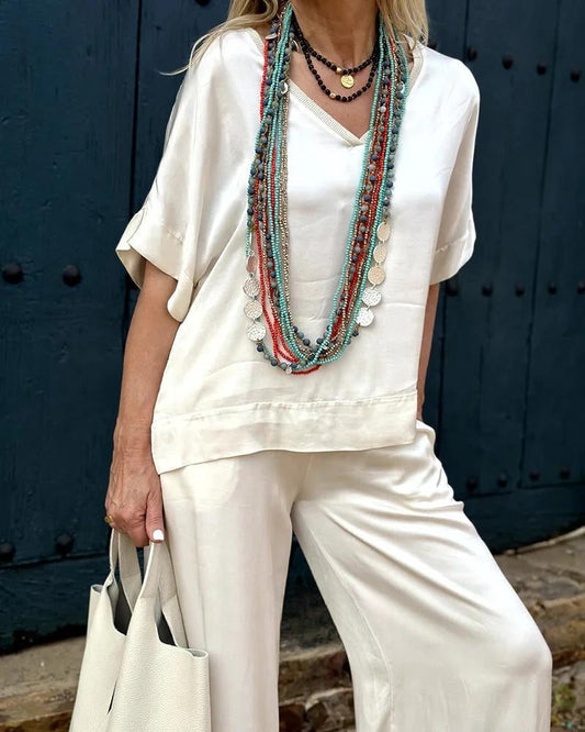 Ensemble Élysie Blouse & Pantalon