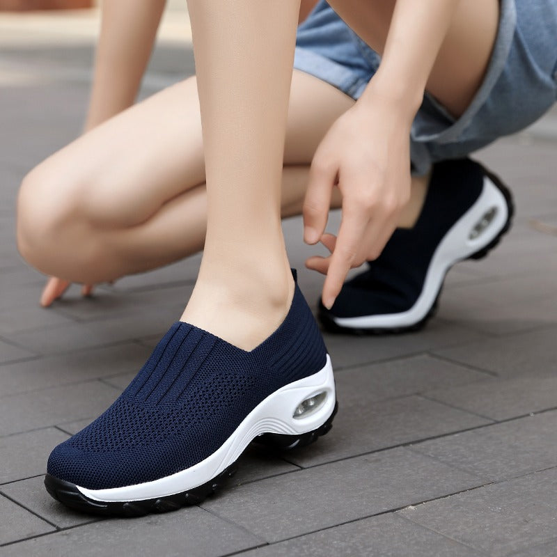 Diane- chaussures en tissu respirantes extensibles pour femmes