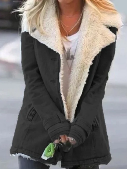 Manteau Nadia Thermique En Fourrure