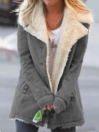 Manteau Nadia Thermique En Fourrure