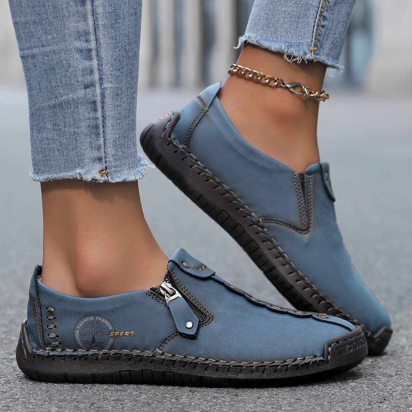 LOLI- chaussures en cuir confortables et légères pour femmes