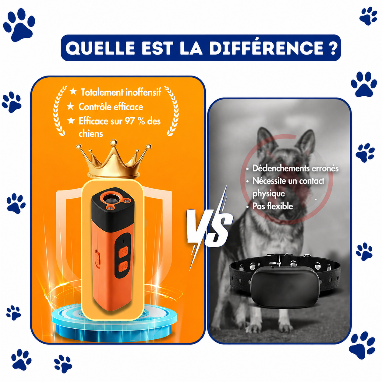 AntiAboiement™- Calmez les aboiements en un clic