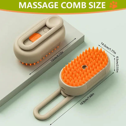 SteamGroom 3-in-1 Pet Steam Brush™