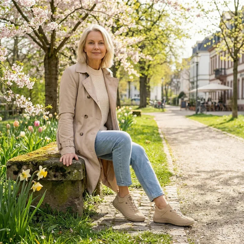 Mia—Unisex Comfortable and lightweight leather shoes