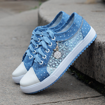 Flore- Chaussures plates à plateforme respirantes et confortables