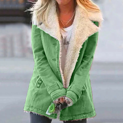 Manteau Nadia Thermique En Fourrure