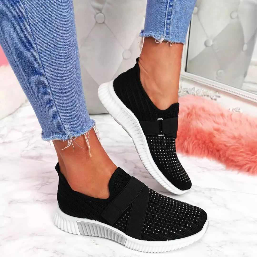 Luce- chaussures tissée décontractées à plateforme pour femmes