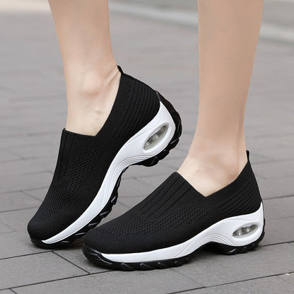 Diane- chaussures en tissu respirantes extensibles pour femmes